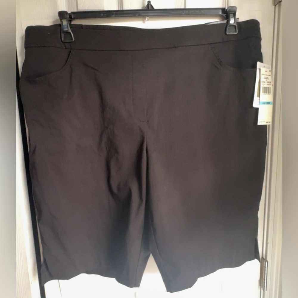 Allure Women's Slimming Waste Band Tummy Control Black Shorts Women’s 20